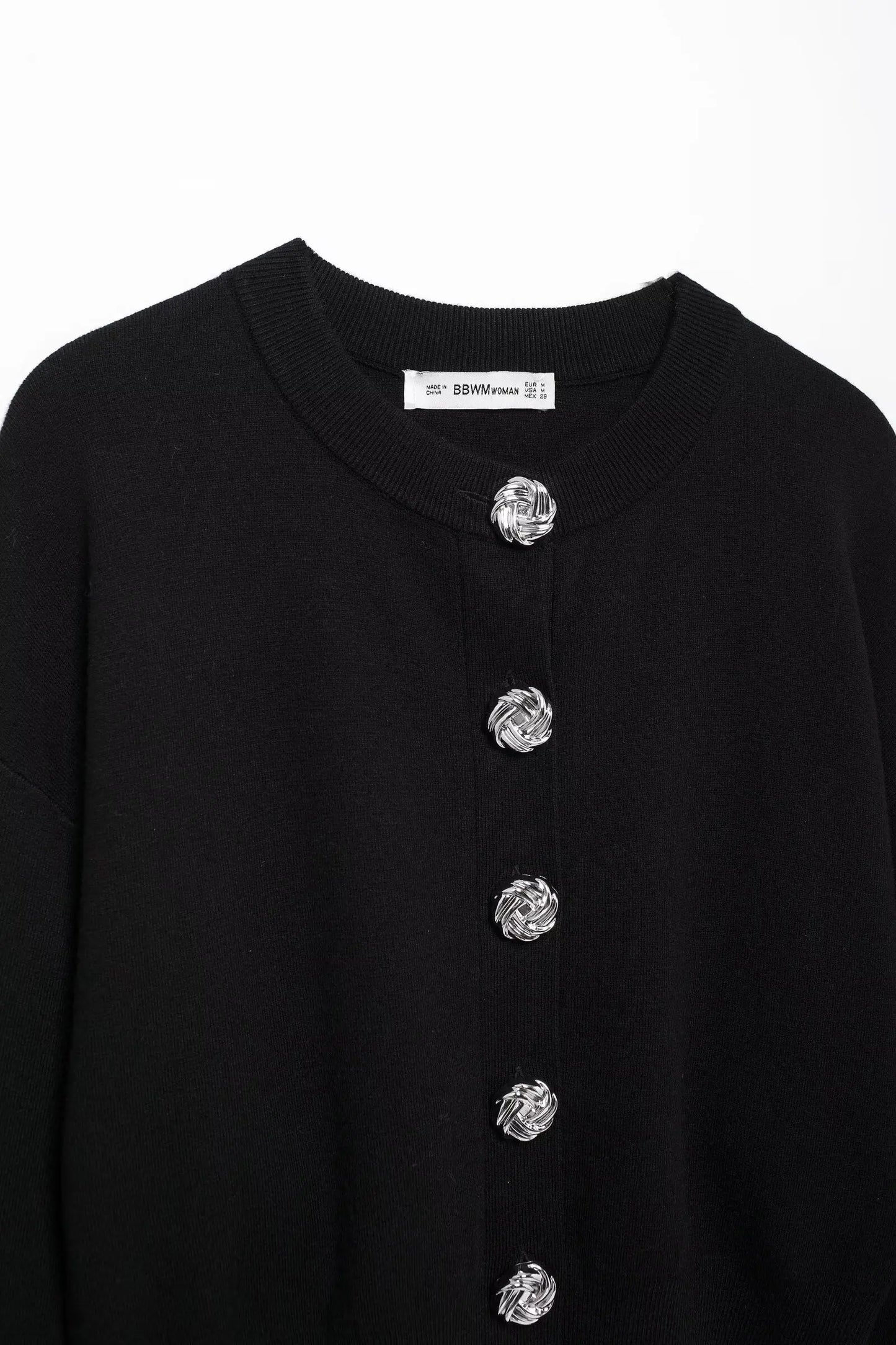 BRIFCN Elegant Strickcardigan - Größe M Gewicht Mittel Länge Regular