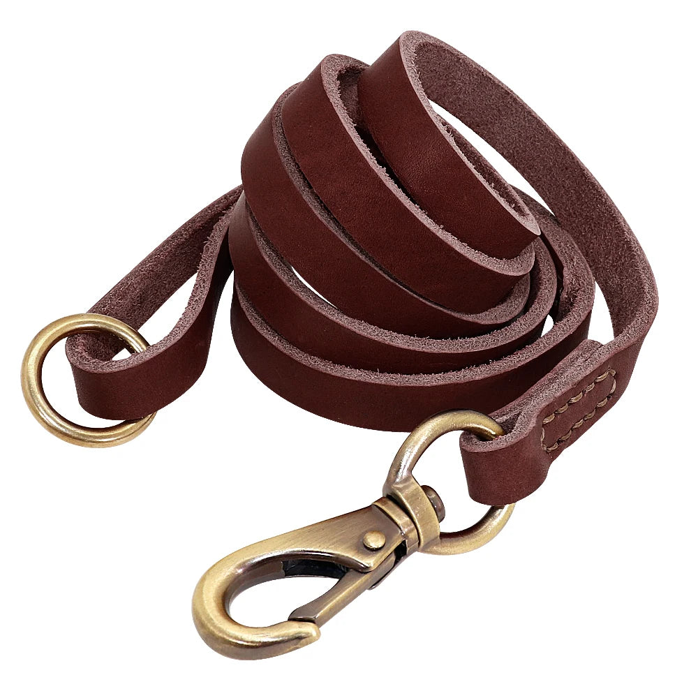Anpassen Leder Hund Halsband Leine Set Personalisiert Haustier Halsband Leine Kostenlose Graviert Namensschild Für Kleine Mittlere Große Hunde