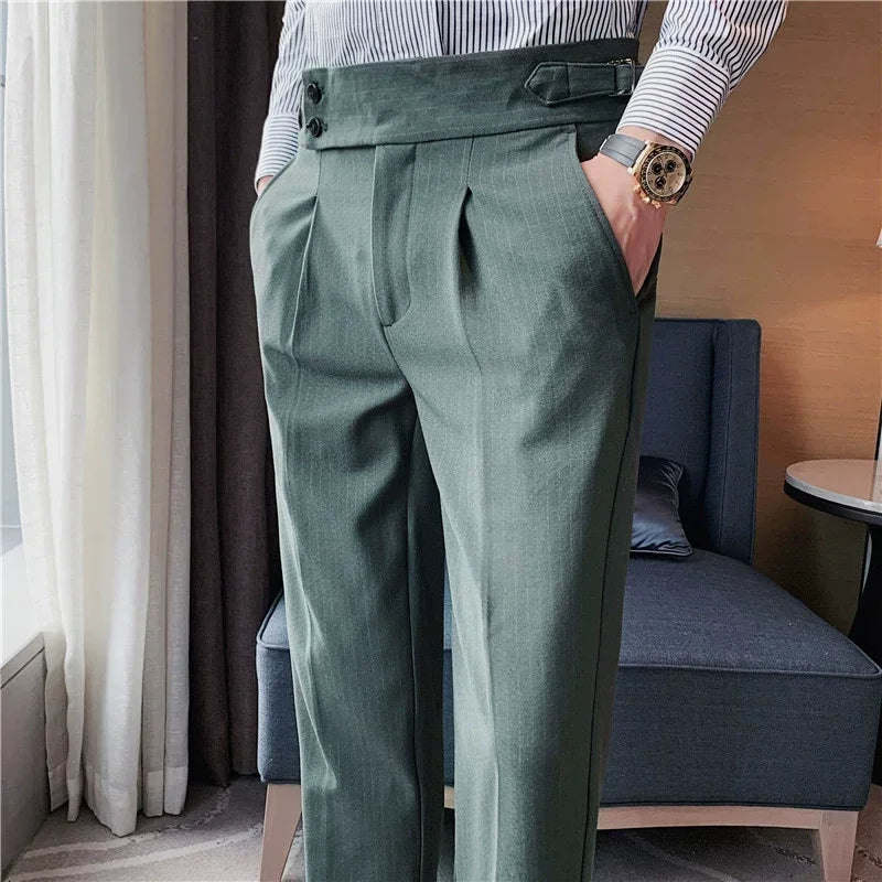 Pantaloni slim fit MYAZHOU cu talie înaltă - Poliester S-XXL