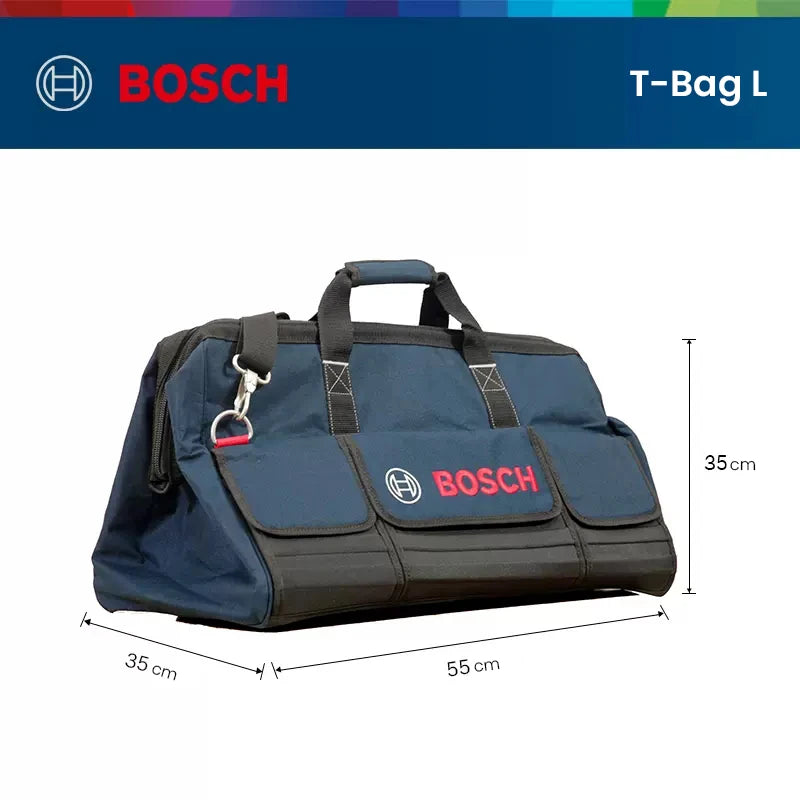 Bosch Werkzeugtasche 3 Größen Mini/S/M - Werkzeug Aufbewahrung Organizer Tasche - Arbeitstasche Holzarbeiter Elektriker Canvas Wasserdicht Angeln