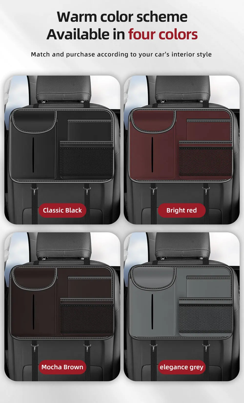 Car Seat Back Hanging Bag