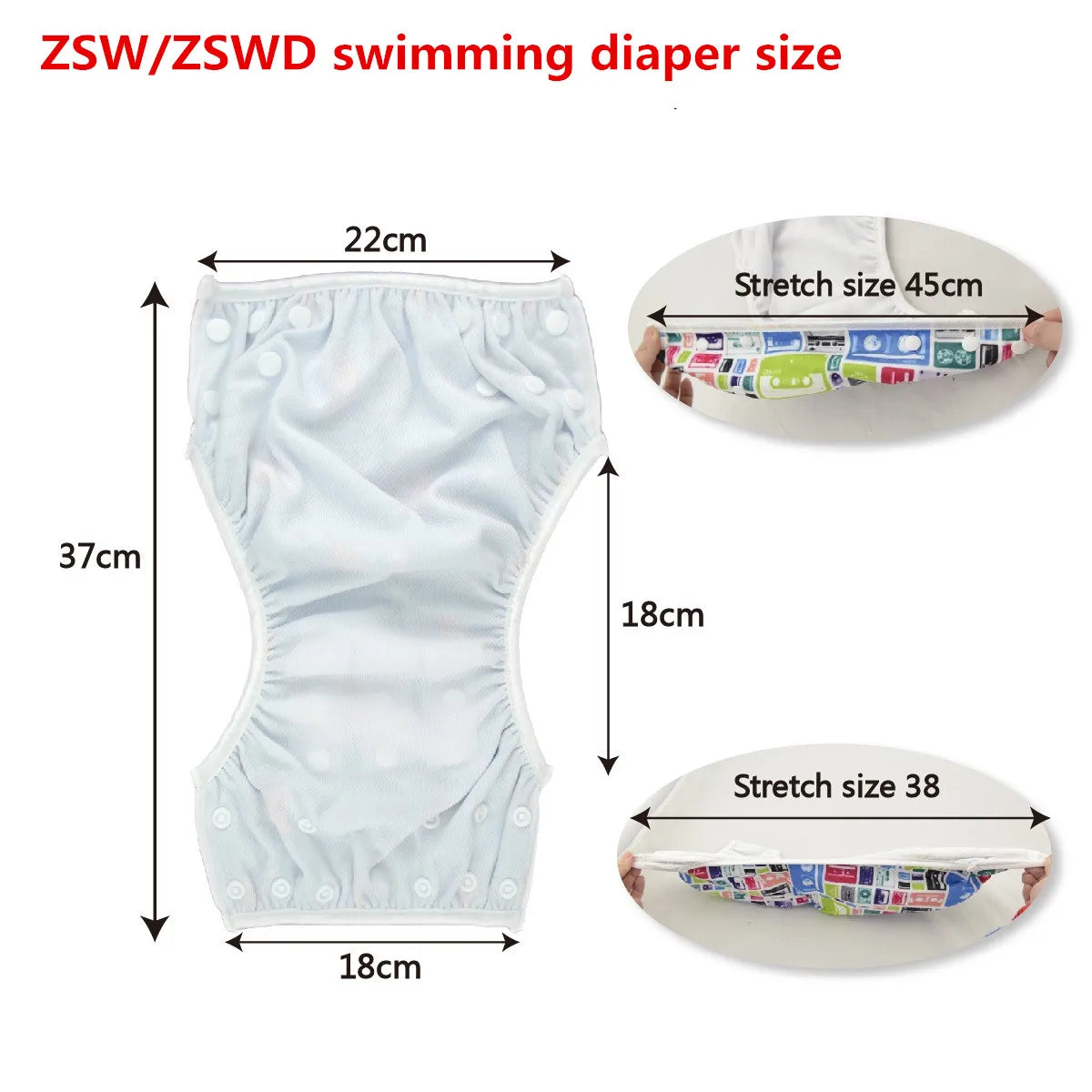 Alvababy Schwimm-Windel 2025: Polyester+TPU Stay-Dry-Funktion 0-3 Jahre - Wiederverwendbar 3-15kg Babys Schwimm-Erfahrungen