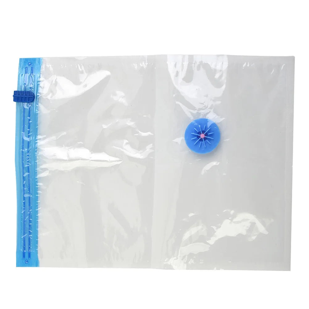 Transparent Vacuum Bag Folding Compressed Space Saving Clothes Storage Vacuum Storage Bag Household 1 Pcs