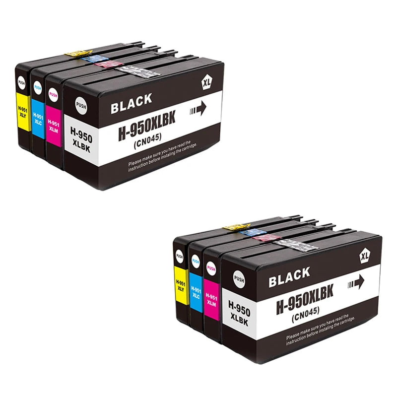 Erilles 950 951XL Kompatible Tintenpatrone - BK80ML CMY30ML