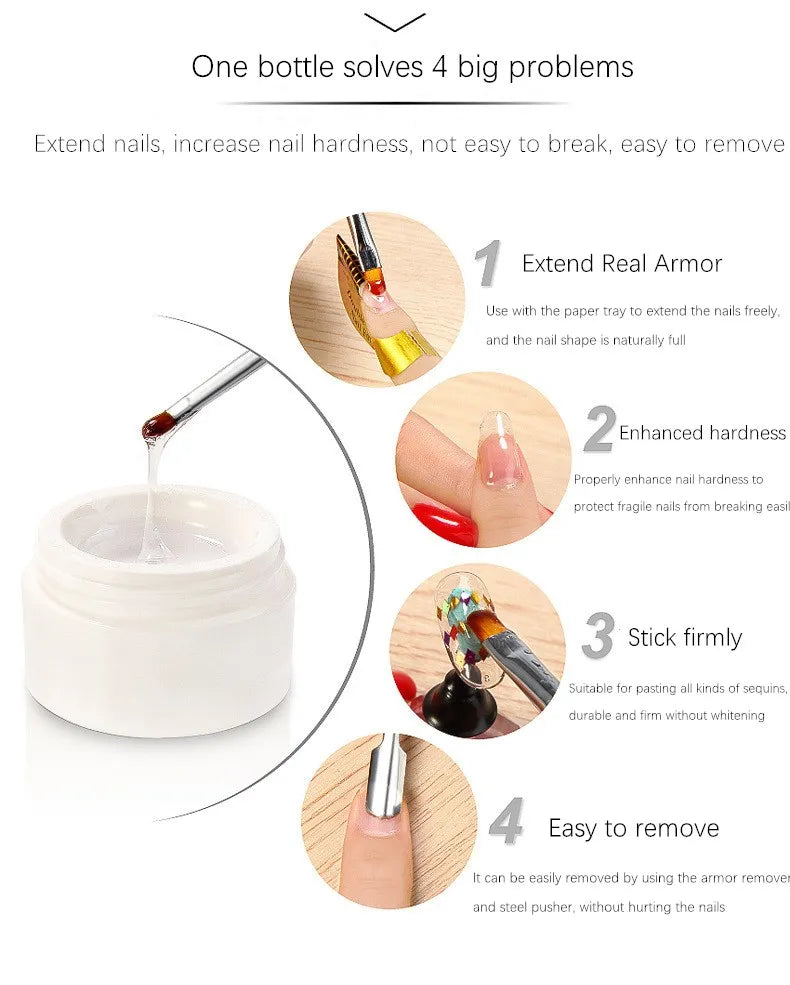 Gel de construcție UV MOONBIFFY HW538 - Roz transparent 15ml