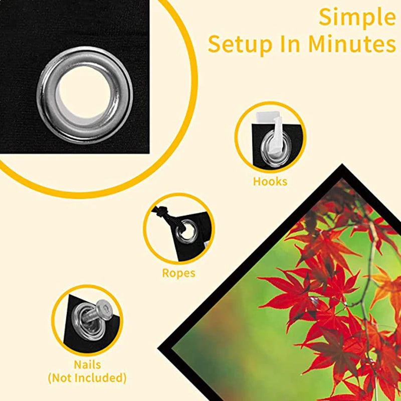 Ecran pliabil ThundeaL 100 inch 16:9 FullHD - Portabil