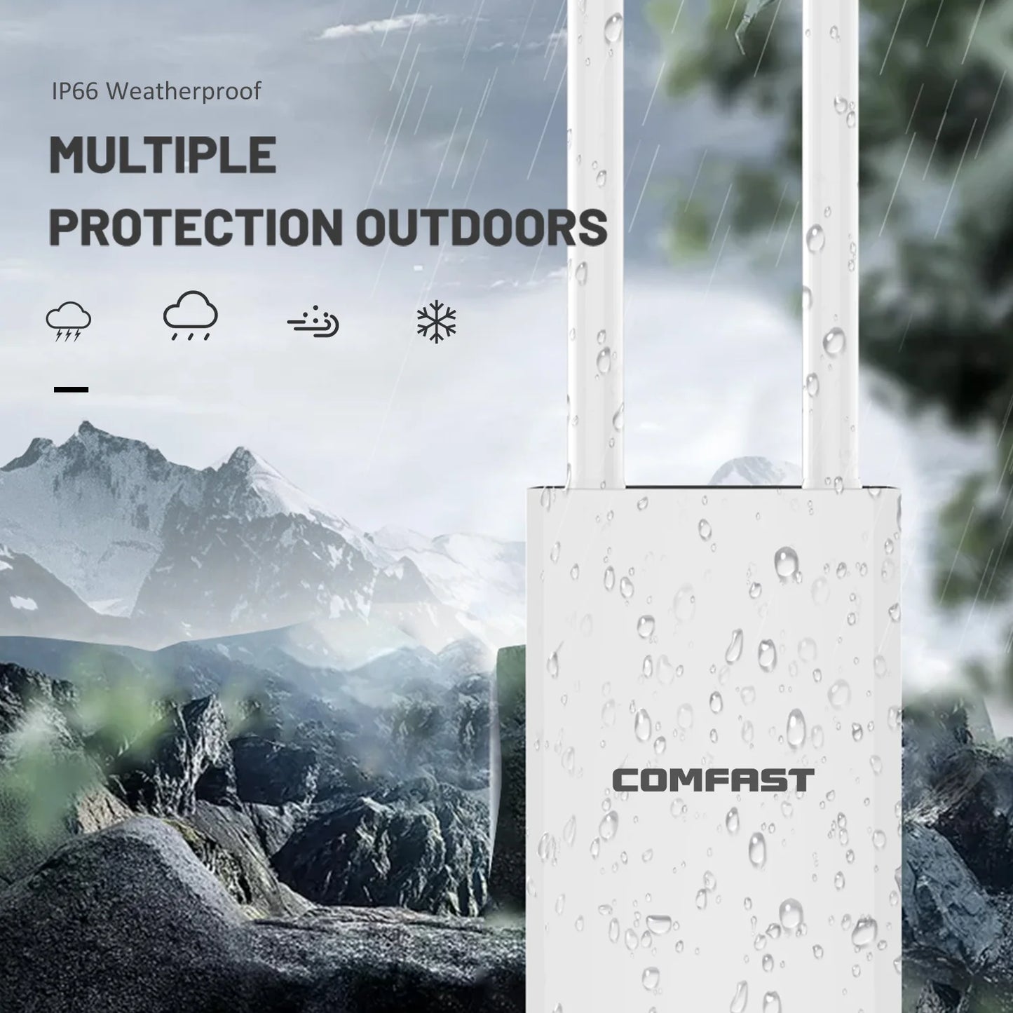 WiFi-Repeater 2025: Comfast 300Mbps-1200Mbps Wireless Outdoor - 2.4&5.8GHz High Power Waterproof Street Extender Router Antenna AP Collection