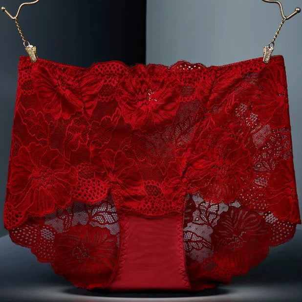 Plus Size Beliebte Unterwäsche Frauen Höschen Slips für Weiblich Hipster Unterhose Elegant Lingerie Spitze Baumwolle Tanga Brazilian Große Größe Beliebter Verkauf