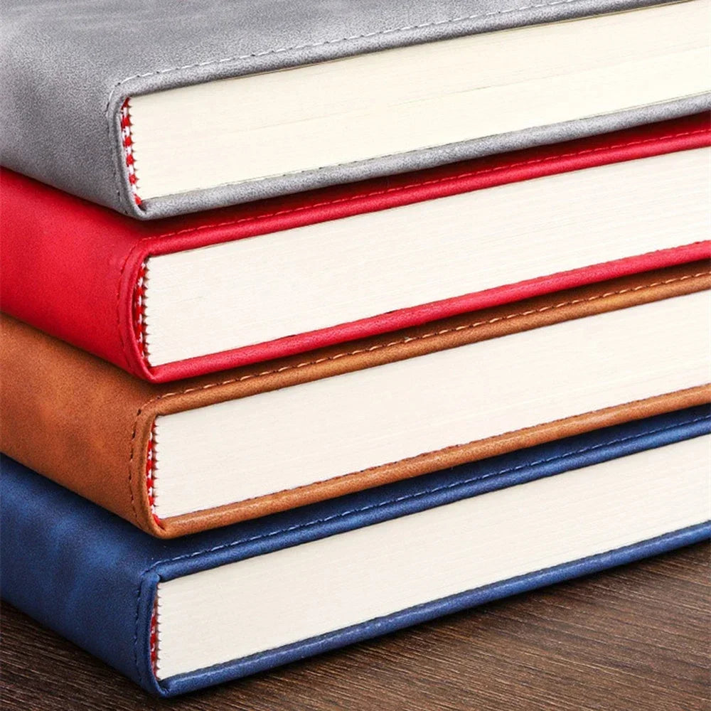 Caiet DDAYUP din piele cu copertă moale - A5, 200 pagini, semn de carte