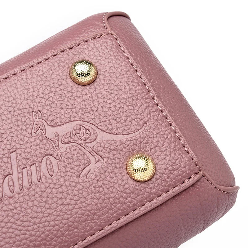 Fashion Women's Square Buckle Crossbody Bag Casual Shoulder Crossbody Bags Ladies Luxury Designer Large Capacity Travel Handbag