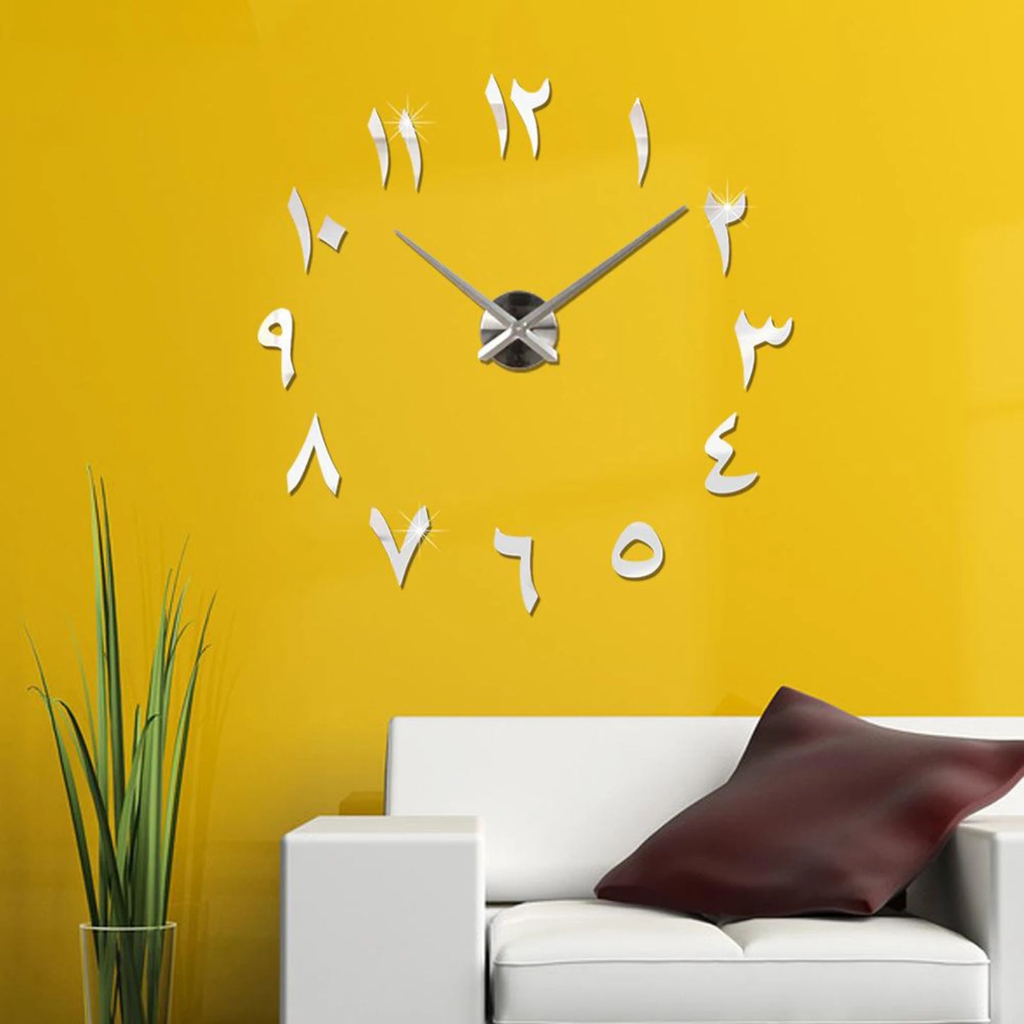 MagiDeal 1050851 3D DIY Wanduhr - Ø80cm Acryl Plastik