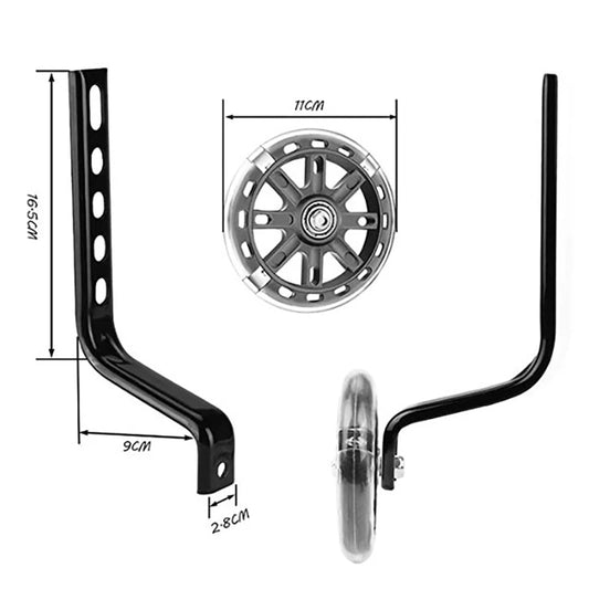 Roată jockey silențioasă din PVC Choice YD0048 - universală 12-20 inch