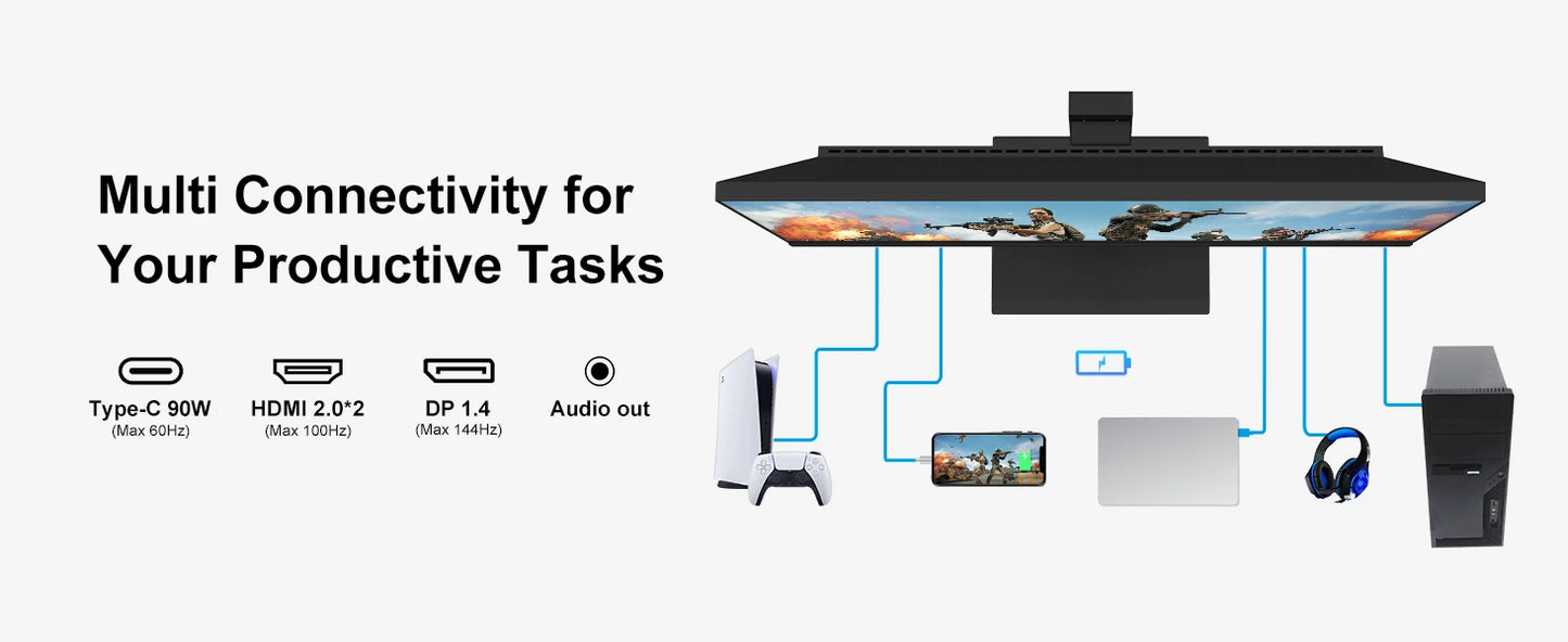 INNOCN 40C1R Ultrawide Monitor - 40" WQHD 3440x1440 144Hz