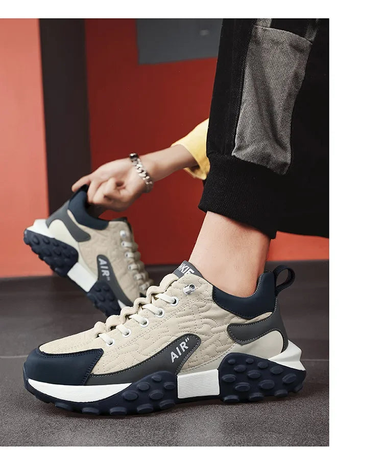 Men Shoes  Cross Border Platform Rubber Men's Sneaker Summer Men Sneakers Non-Slip Male Tennis Shoes Gym Running Sports Shoes