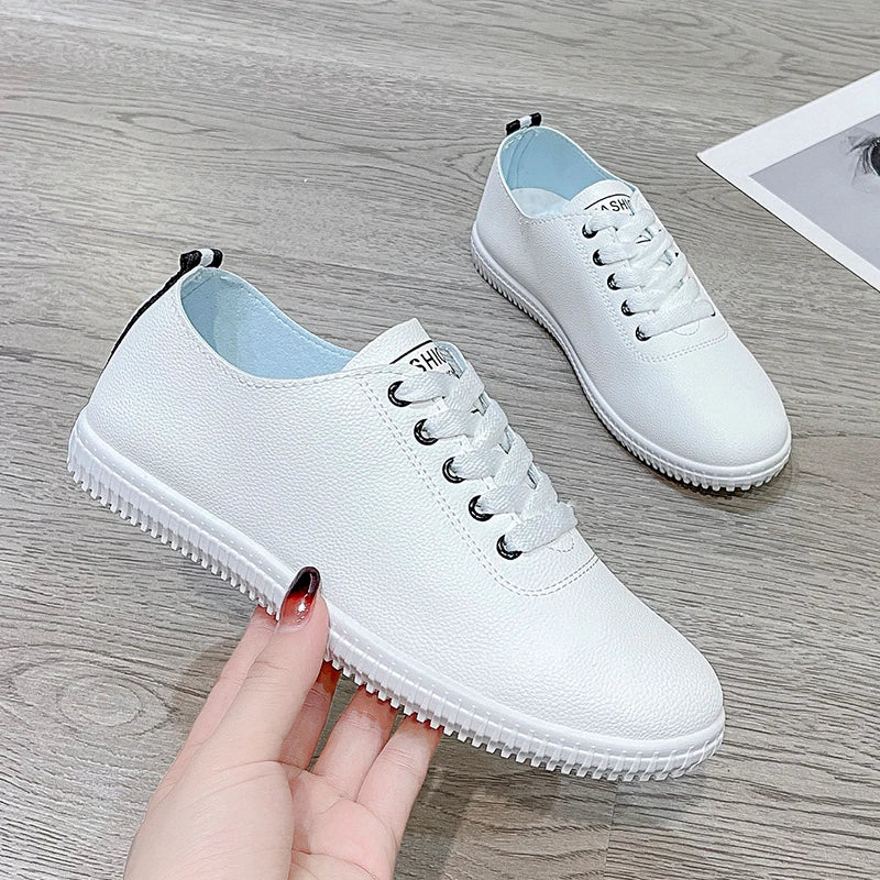 Women Shoes Summer 2024 Spring Women White Casual Shoes Breathable Flats Fashion Breathable Women Sneakers