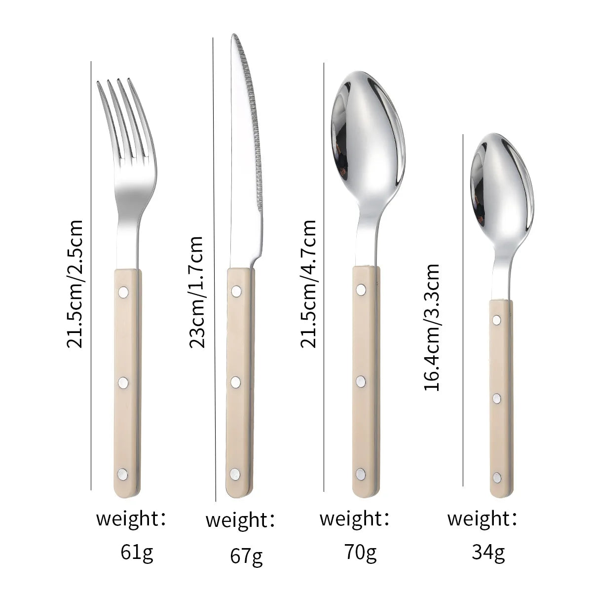 Fashion Korea Style Cutlery Set 18/10 Stainless Steel Creativity Gift Flatware Colorful Handle 304 Knife Fork Spoon