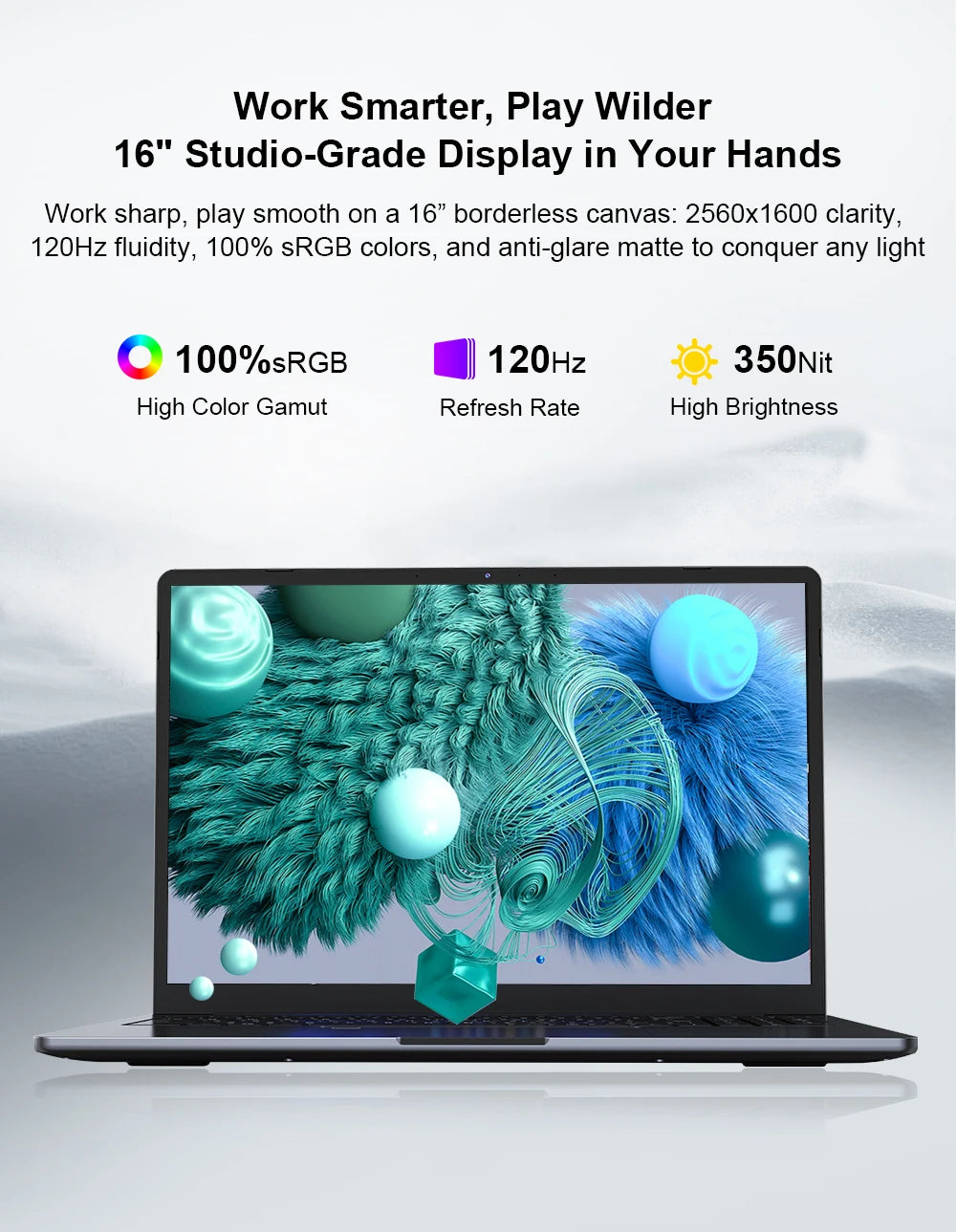 Ninkear A15 Pro Ryzen 5 - 16GB RAM, SSD de 512GB, 16 inci