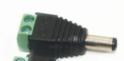 CCTV Camera 5050 3528 Single Color LED Strips 100pcs/pack Female DC Power Adapter Plug 5.5mm x 2.1mm Male Connector easy