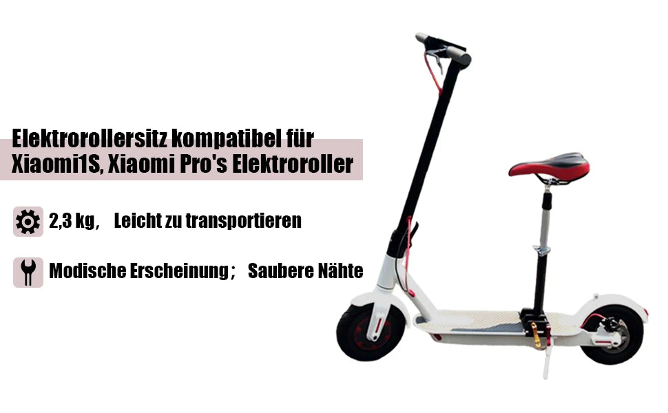 For Xiaomi M365 and Xiaomi M365 Pro Electric Scooter Comfort Seat Saddle Adjustable Scooter Seat