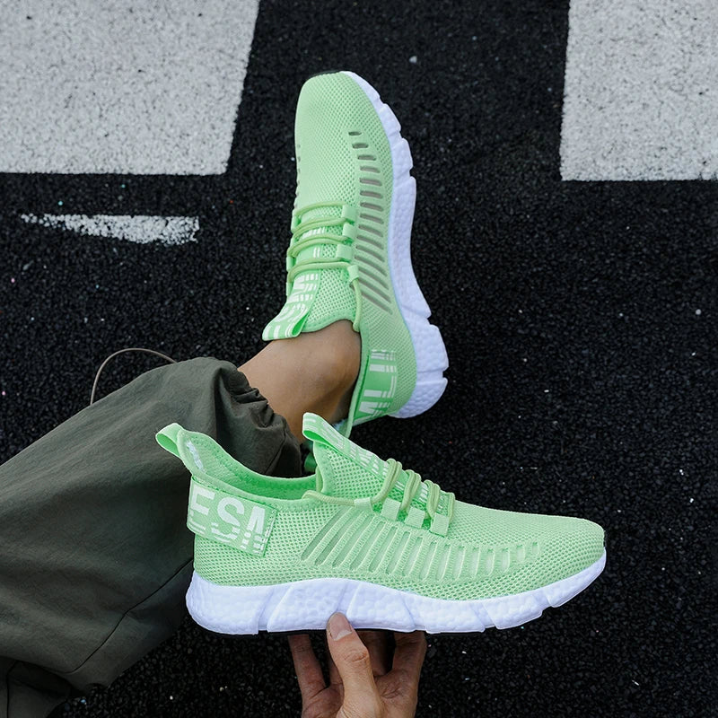 Men's 2024 Summer Sneakers Jogging Fashion Designer Original Sports Shoes Sneakers Lace Up Lightweight Hiking Casual Tenis Shoes