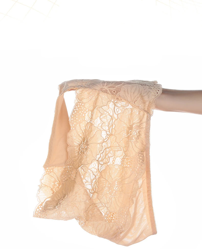 Plus Size Beliebte Unterwäsche Frauen Höschen Slips für Weiblich Hipster Unterhose Elegant Lingerie Spitze Baumwolle Tanga Brazilian Große Größe Beliebter Verkauf