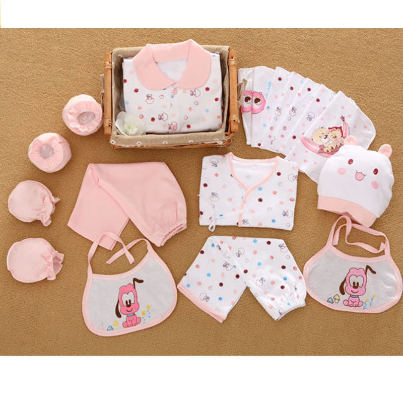 Guangdong Babyset 100 Prozent Baumwolle - 18 Teile 0-12M