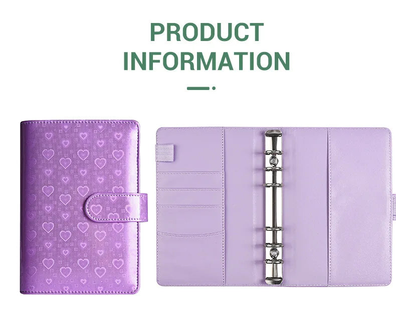 A6 Colorful Laser Macaron Creative PU Notebook