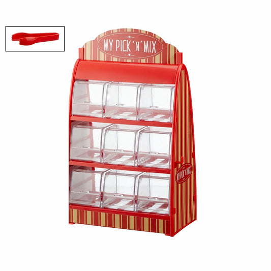 Meinposten Retro Süßigkeitenspender - Kapazität 250 g, Größe 25 cm, Leistung 0 W