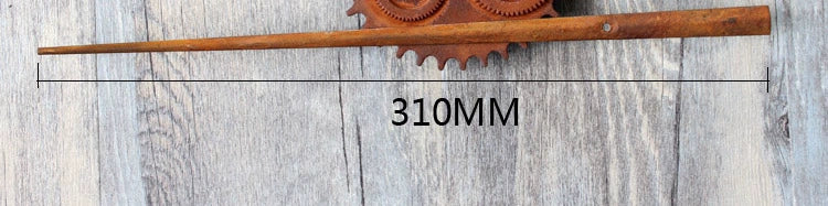 Retro DIY digital decorative wall clock wall stickers clockwise fashion watches creative cute Reversing Times Backflow Left move