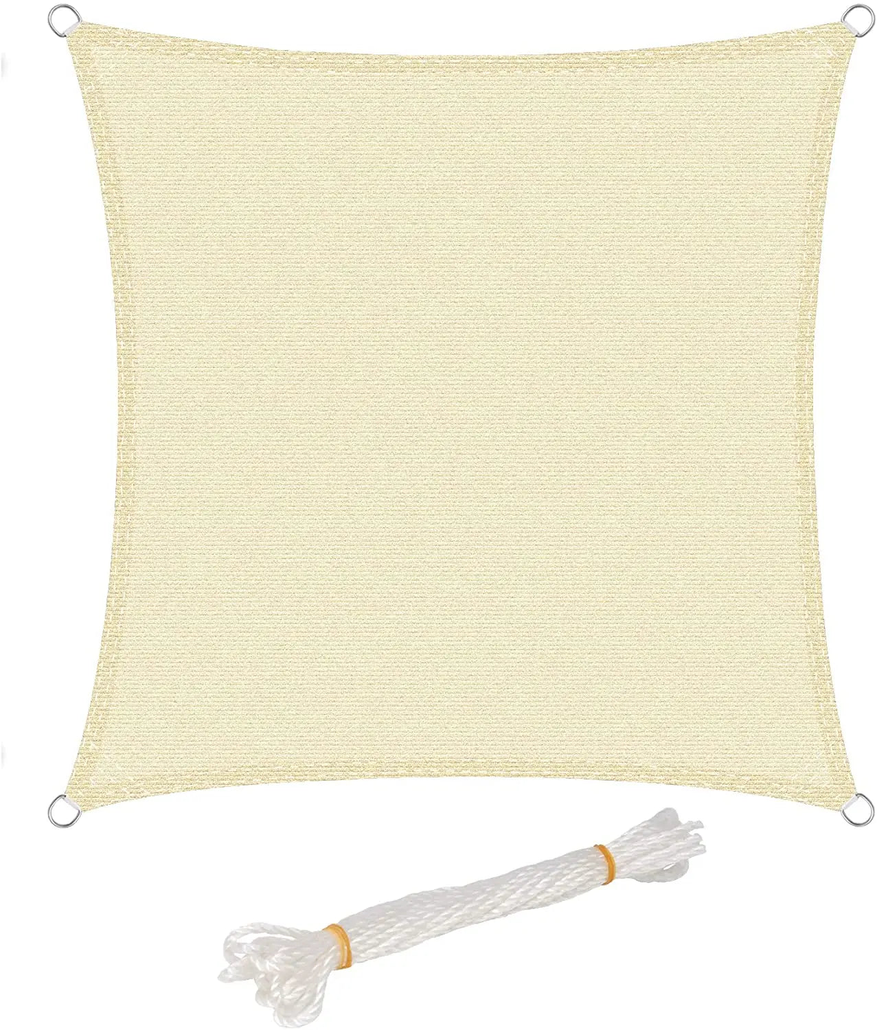 UV-Schutz Sonnensegel 4x4m - Premium HDPE Sonnenschutz für Garten & Terrasse