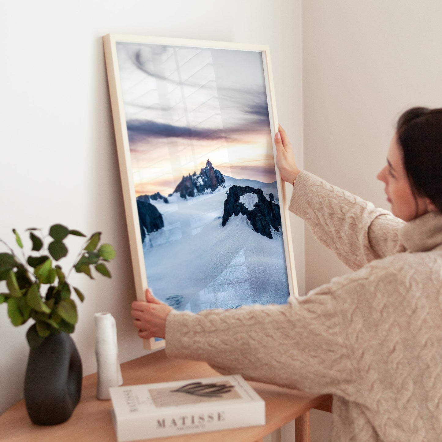 Aiguille du Midi Fine Art Print - Größe A4, 200 g/m² FSC-Papier