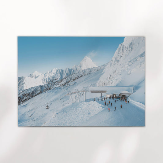 Bochard Skilift-Station Grand Montets - Auflage 50, 300 DPI, 30x40 cm
