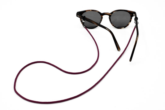 Brillenband 3mm Aubergine