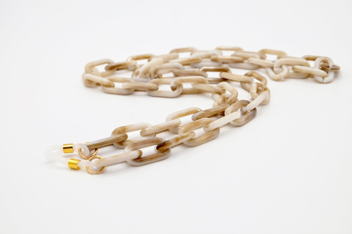 Brillenkette Größe XS Beige