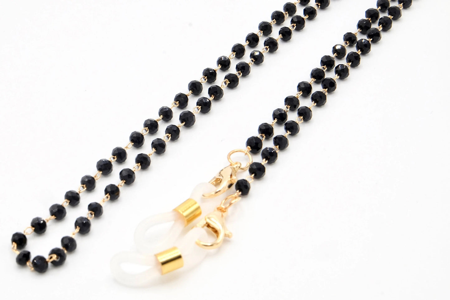 Brillenkette aus kleinen Glasperlen