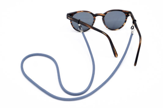 Brillenband 3,8mm Blaugrau