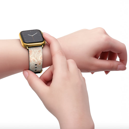 NALIA Berlin Blush Armband - Stilvolles Silikonband Größe 38-41mm Und 42mm Kompatibel Apple Watch Serie 10