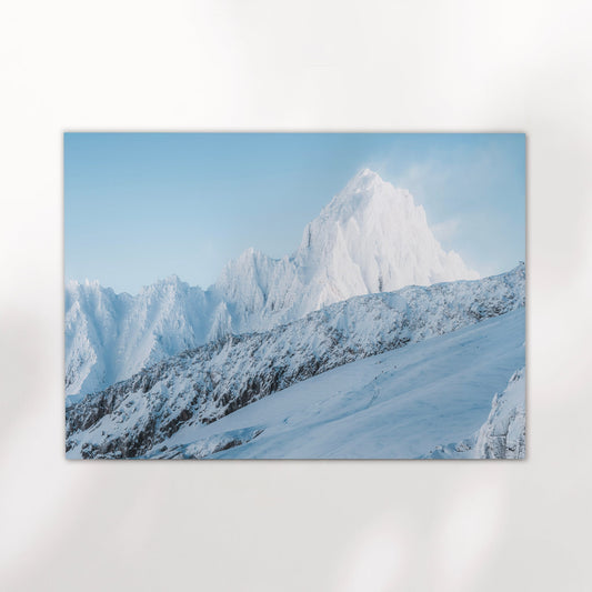 Aiguille Du Chardonnet Kunst Druck - Maße 50x70 cm Papier 200 g/m²