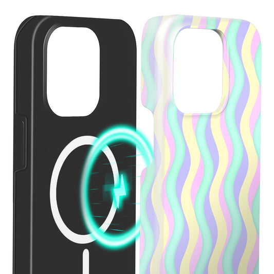 Carcasă NALIA Berlin Curves - Design elegant, compatibilă cu iPhone 14 Pro, material TPU, grosime 0,8 mm
