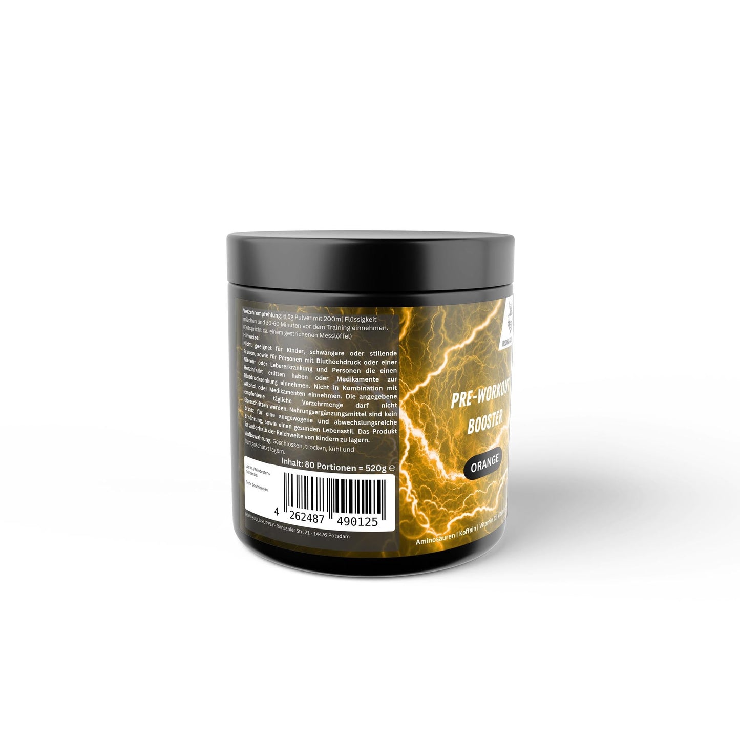 Pre-Workout Booster Aminosäuren plus Vitamine - Orange