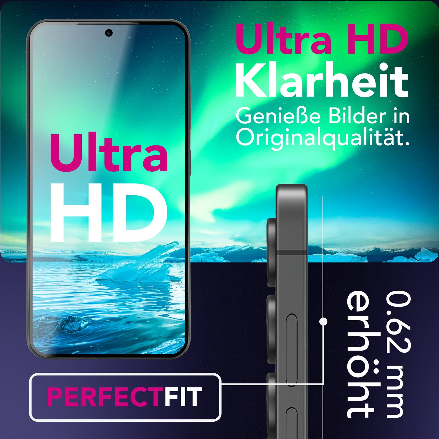 NALIA AntiSpyX Display Glas - 0,33 mm Dicke, 9H Härte, Kompatibel Galaxy S25 FE