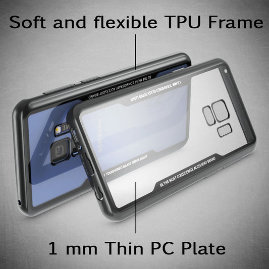 NALIA Hülle Galaxy S9 Ultra Slim - Dicke 0,7 mm Transparent Passgenau