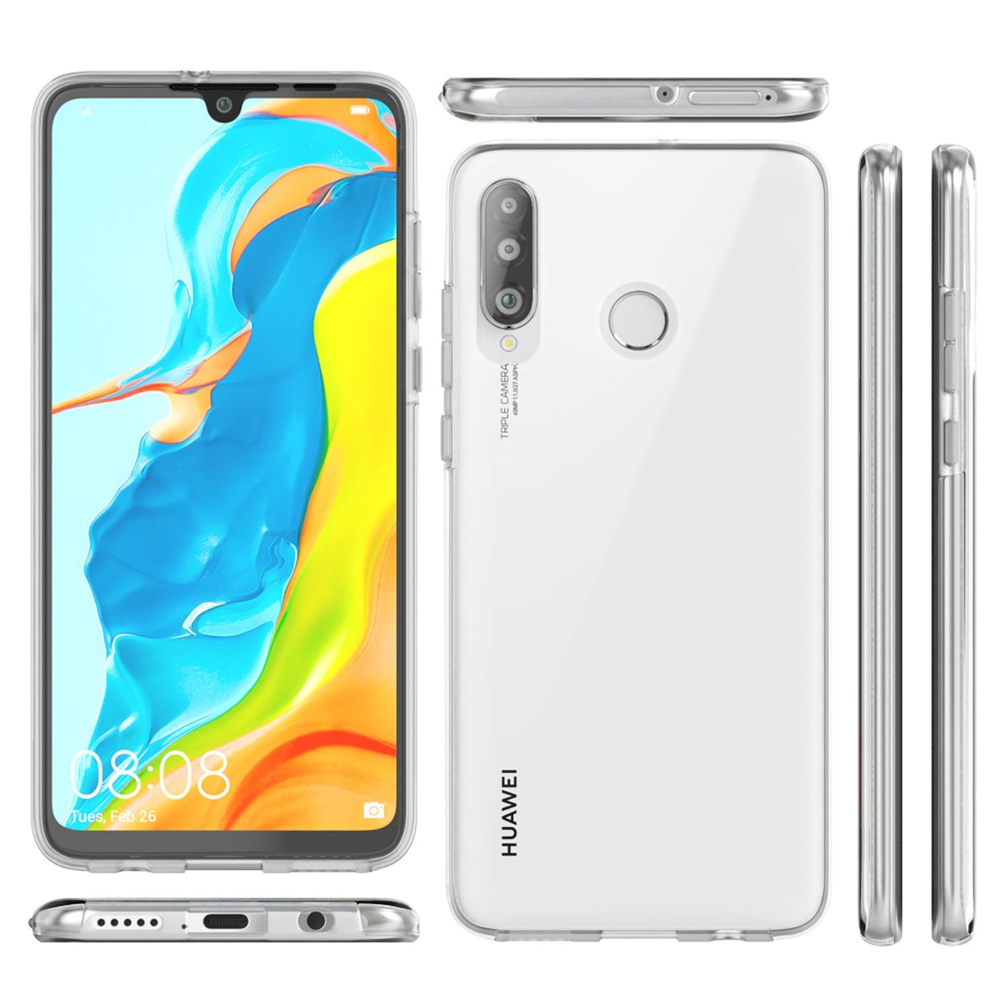 Husa de telefon NALIA pentru Huawei P30 Lite, cu protecție completă la 360 de grade