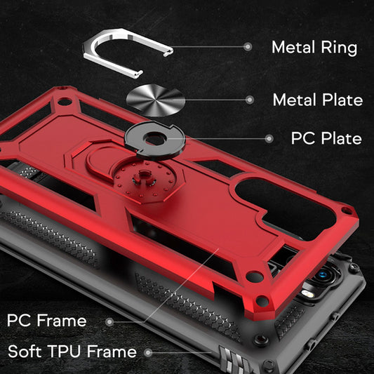 Husa NALIA Ring pentru Huawei P30 Pro RingDefend - Protecție de protecție din material hibrid rezistentă la șocuri