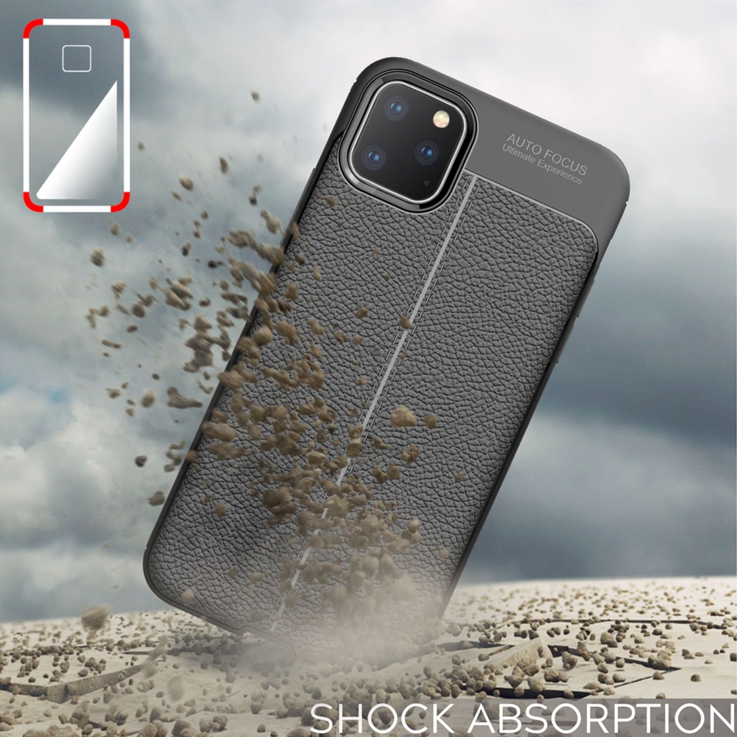 Husă NALIA cu aspect de piele: Protecție și stil cu aspect de piele - Protecție TPU, absorbție a șocurilor, subțire