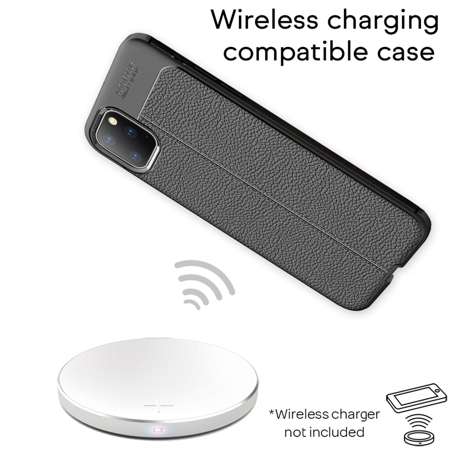 Husă NALIA cu aspect de piele: Protecție și stil cu aspect de piele - Protecție TPU, absorbție a șocurilor, subțire