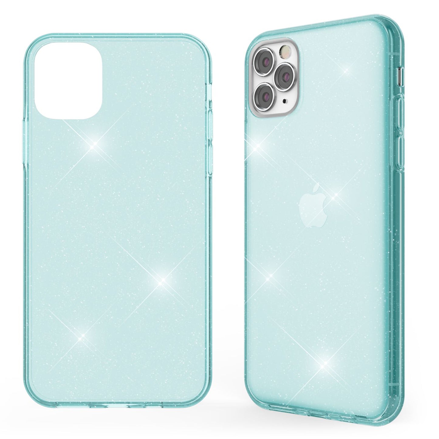 NALIA Glitzer Handy Hülle für iPhone 11 Pro Max, Schutz Case Cover Tasche Bumper