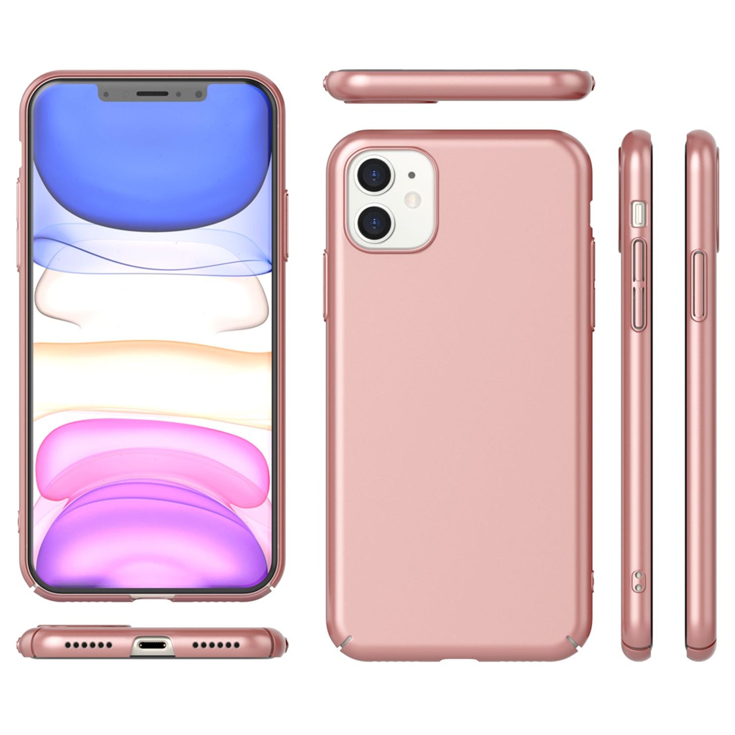 NALIA Handyhülle für iPhone 11, Schutz Case Cover Tasche Bumper Etui Schale
