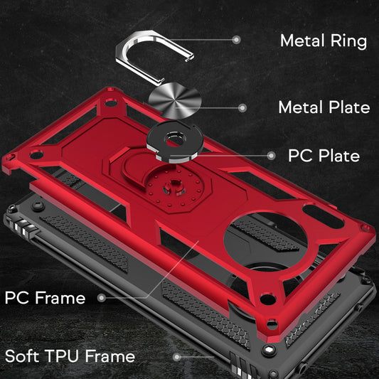 NALIA Ring Handyhülle für Huawei Mate 30 Pro / Mate 30 Pro 5G Stoßfeste Hülle