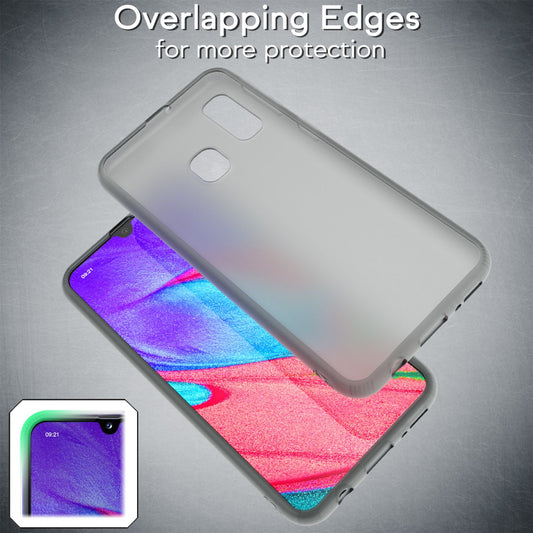 NALIA Galaxy A40 Dünne Silikonhülle - Passgenaues TPU Case Transparent Kratzfest